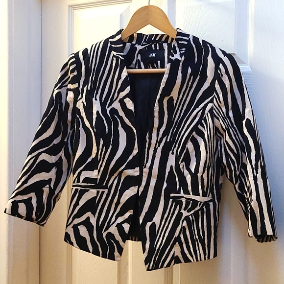 Zebra pattern blazer - Picture 1 of 7